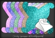 Bright Glitter Twisted Gift Box