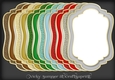 Christmas Foil Double Layer Mat 1