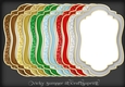 Christmas Glitter Double Layer Mat 1