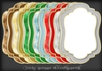 Christmas Shimmer Double Layer Mat 1