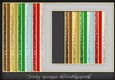 Christmas Glitter Gold Edged Frame