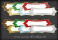 Christmas Glitter Pointed Tag