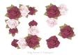 Autumn Rose Corner Vignette Step by Step