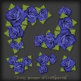 Navy Rose Corner Vignette
