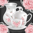Pink Rose Tea Set
