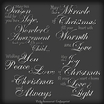 Christmas Sentiment Silver