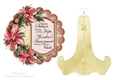 Pink Christmas Plate and Stand 2