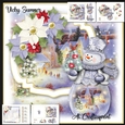 Mr Snowman 4 Mini Kit PLUS a 5x5 inch Cut and Fold Card
