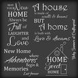 New Home Word Art