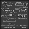 Funny Age Word Art