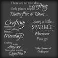 Crafty Word Art