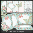 Shabby Rose Stationary Set