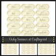 Gold Family Tiles JPEG and PNG 
