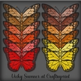 Autumn 2 Glitter and Tonal Pearl Butterfly