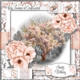 Watercolour Vintage Pink Poppy 4