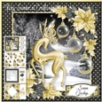 Black and Gold Silhouette 4