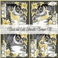 Black and Gold Silhouette Bumper Kit