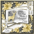 Black and Gold Silhouette Open Book 1