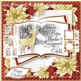 Red and Gold Silhouette Open Book 1