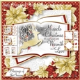 Red and Gold Silhouette Open Book 2