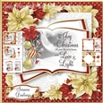 Red and Gold Silhouette Open Book 4