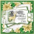 Green and Gold Silhouette Open Book 1