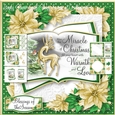 Green and Gold Silhouette Open Book 3
