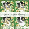 Green and Gold Silhouette Bumper Kit