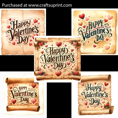 Happy Valentine S Day Vintage Paper 