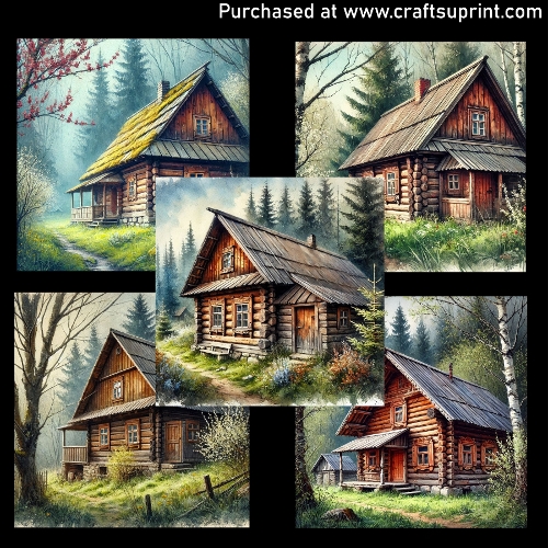Wood cabin