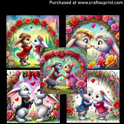 Bunnies - card fronts