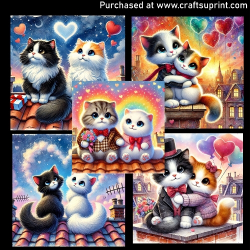 Kitties - card fronts