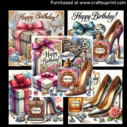 Shoes and perfumes 3 - CARD FRONTS