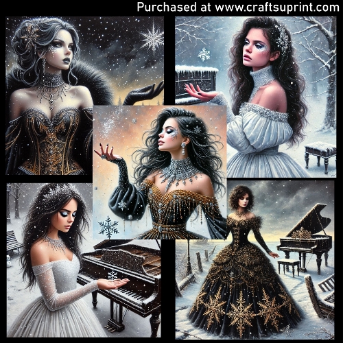I am the snow on your palm - CARD FRONTS