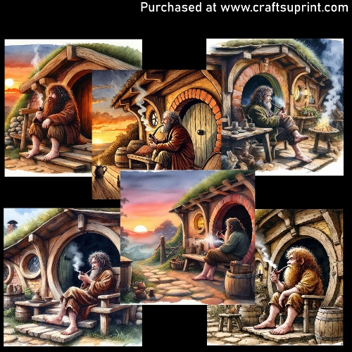 ...there lived a hobbit - CARD FRONTS