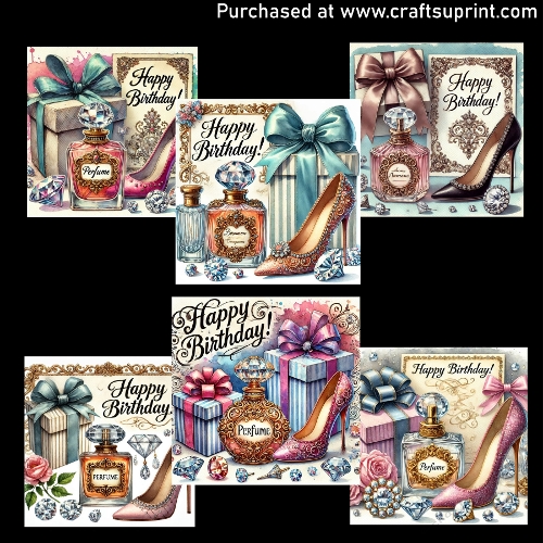 Shoes and perfumes 4 - CARD FRONTS