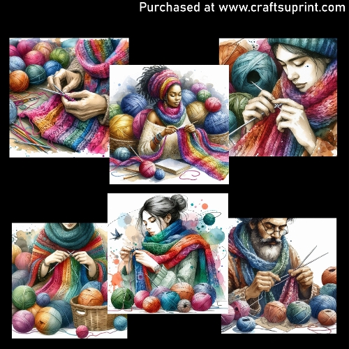 Hobbies - Knitting Hobbyist - CARD FRONTS