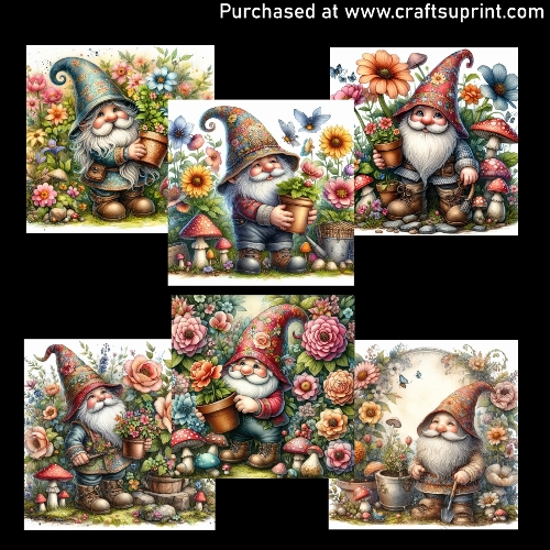 Garden Gnome - CARD FRONTS
