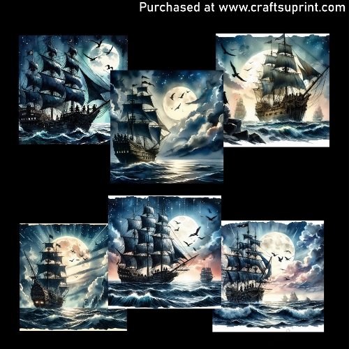 Pirate Ship Adventure  - CARD FRONTS