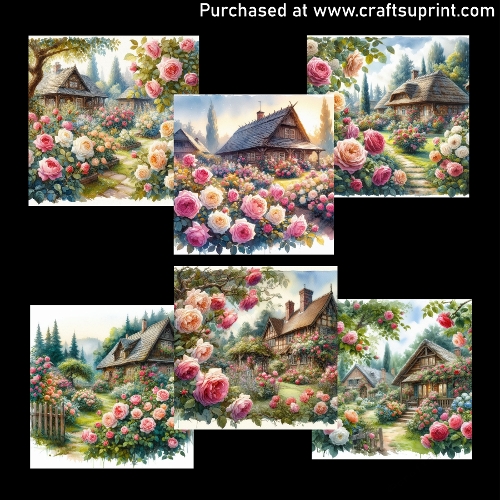 Rose garden - CARD FRONTS
