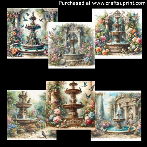 Enchanted fountain 2 - CARD FRONTS