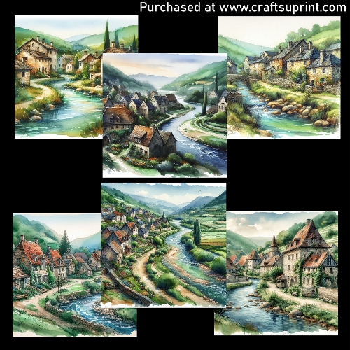 Old village - CARD FRONTS