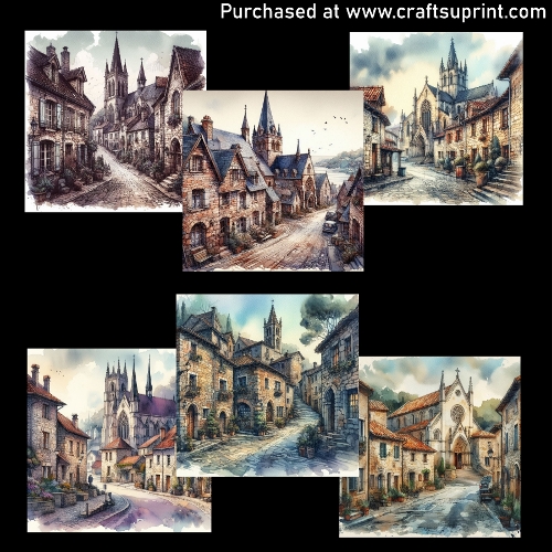 The old church - CARD FRONTS