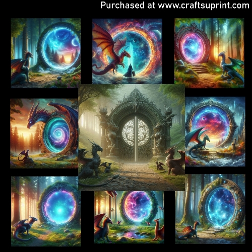 Dragon portal - CARD FRONTS