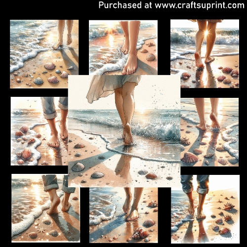 Sand beneath my feet - CARD FRONTS