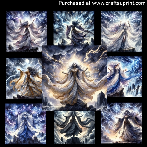 Storm sorceress - CARD FRONTS