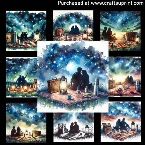 Picnic under the stars - CARD FRONTS