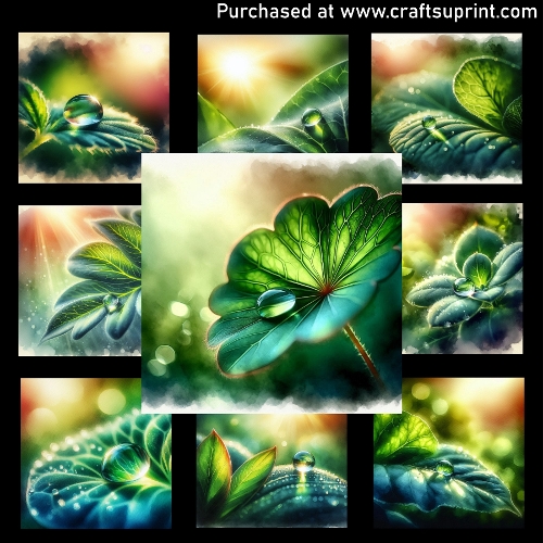 Morning dew - CARD FRONTS
