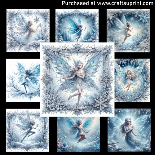 Snow Fairy - CARD FRONTS