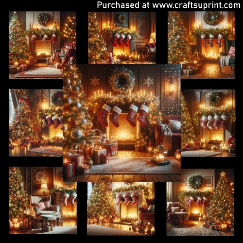 Cozy Christmas - CARD FRONTS